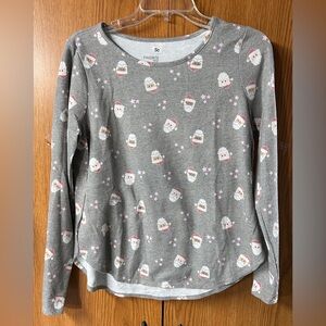 Girls Christmas long sleeve shirt size XXL